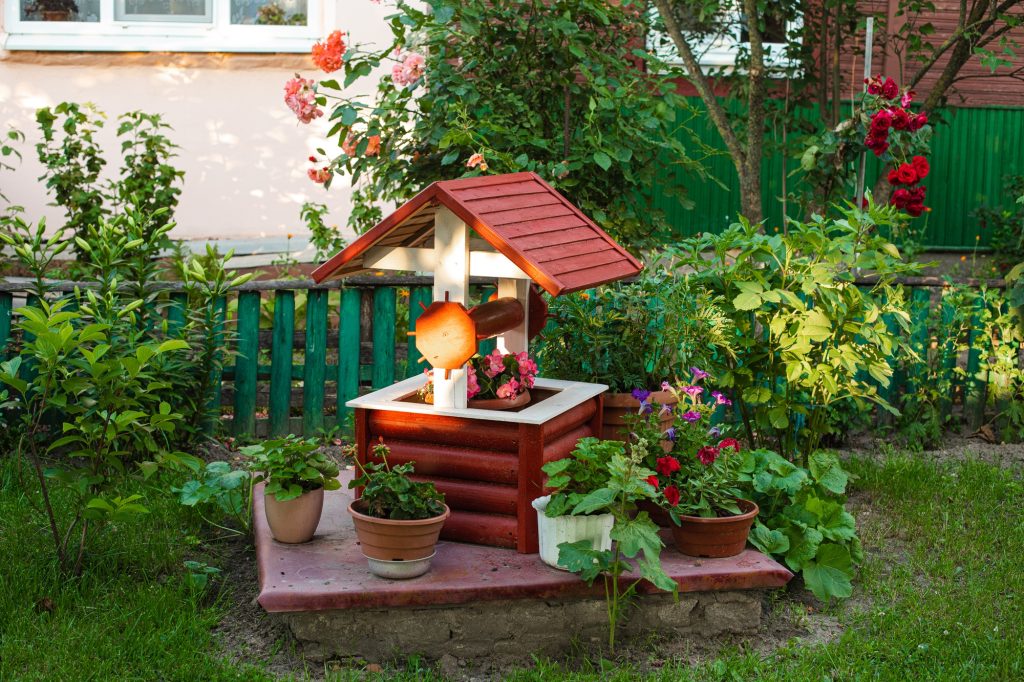 طراحی باغچه کوچک برای حیاط خانه
