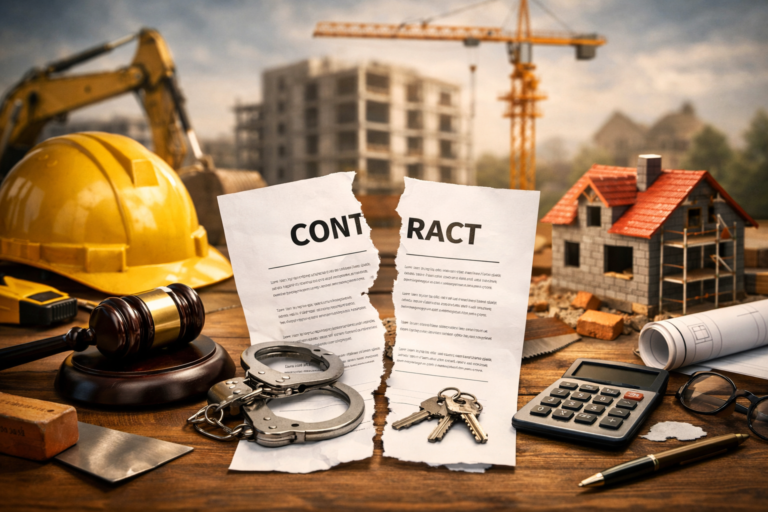شرایط فسخ قرارداد پیمانکاری ساخت و ساز چیست؟